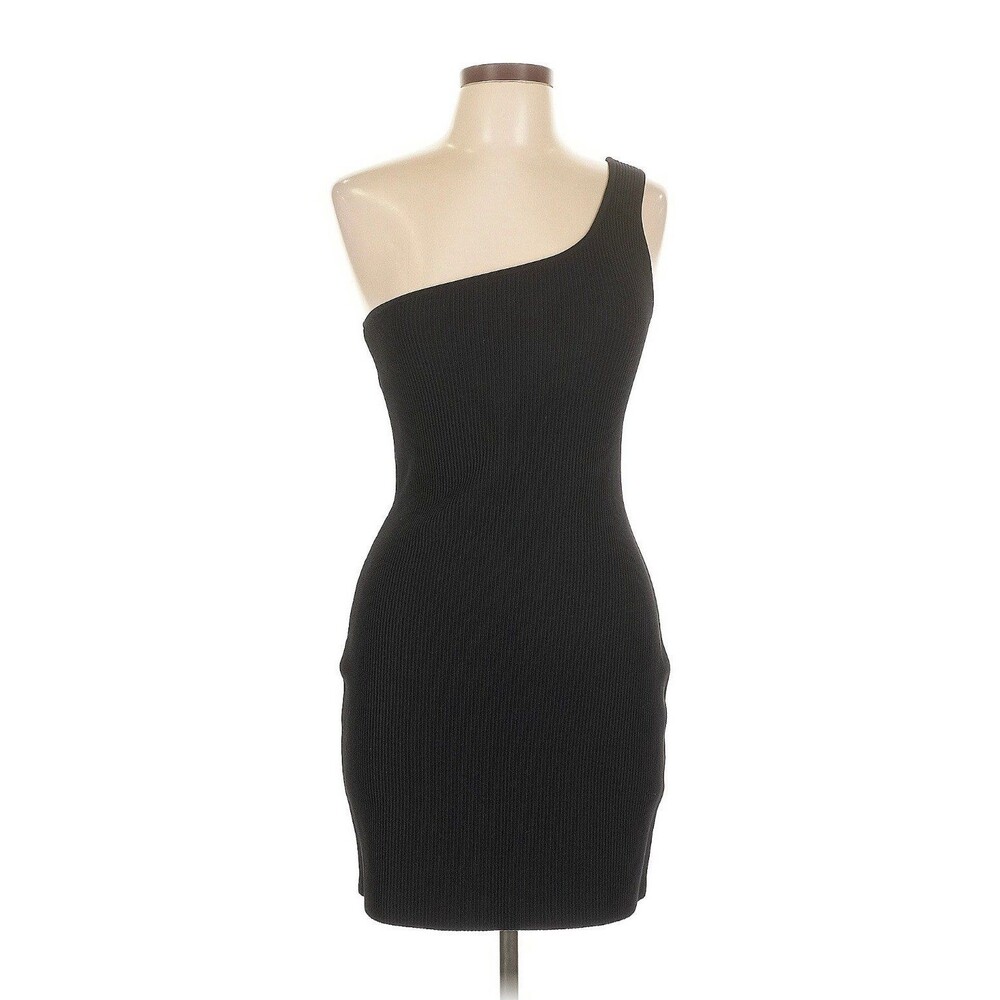 *NWOT Aritzia Babaton Sculpt Knit One Shoulder Dress Size L